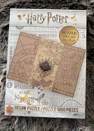 Puzzle Harry Potter, la carte du Maraudeur